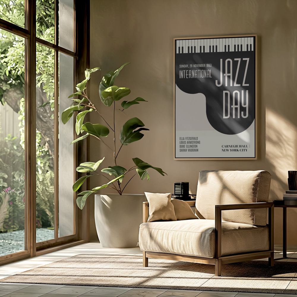 Toile - Jazzy Days dans le salon
