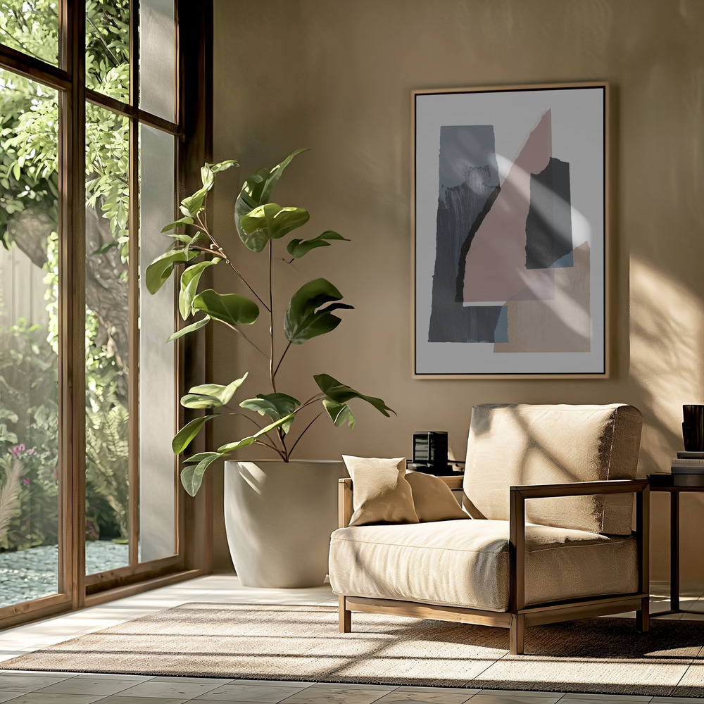 Canvas print - Pieces 2 in the livingroom