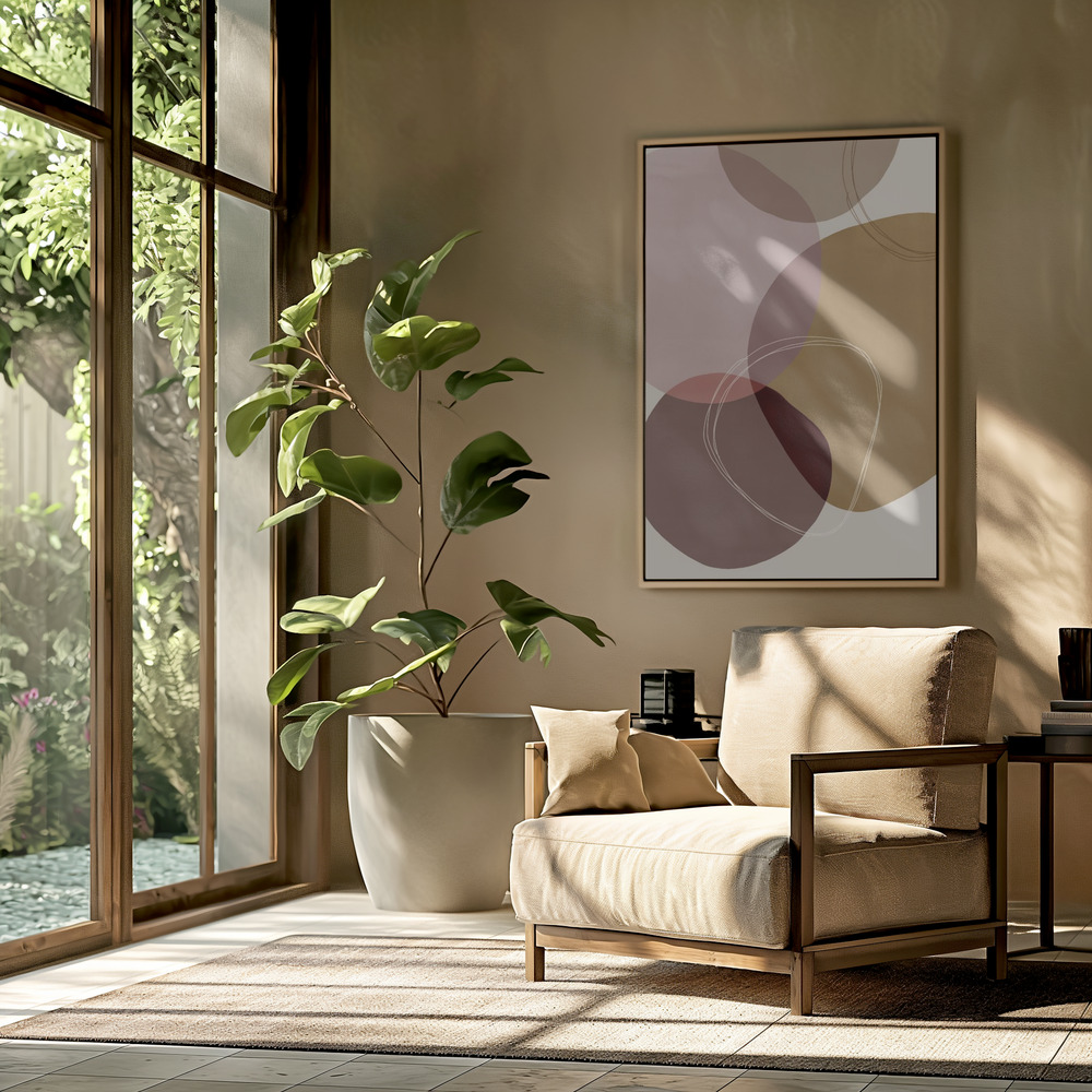 Toile - Graphic 249 dans le salon