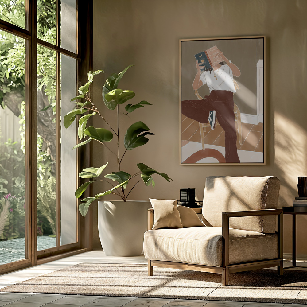 Canvas schilderi - How To Save the Planet in de woonkamer