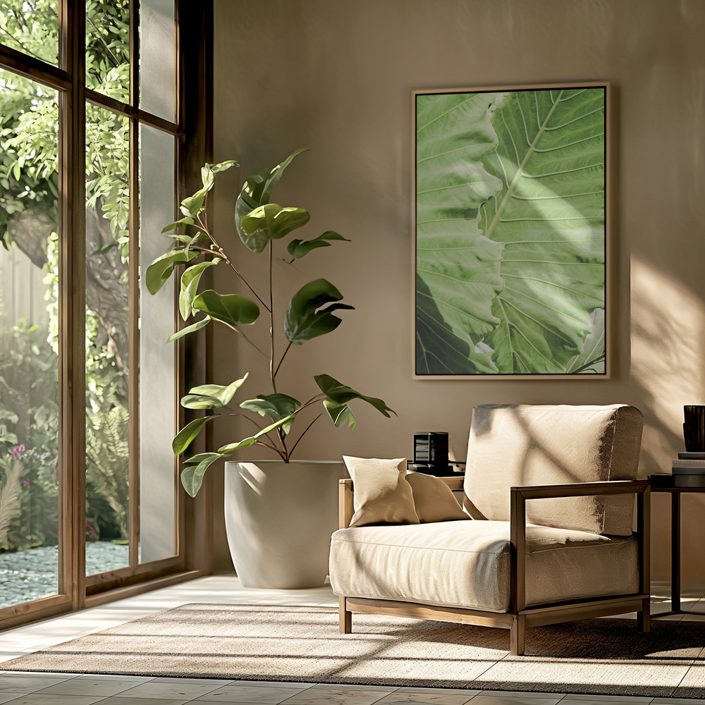 Canvas print - Elephants Ears in the livingroom