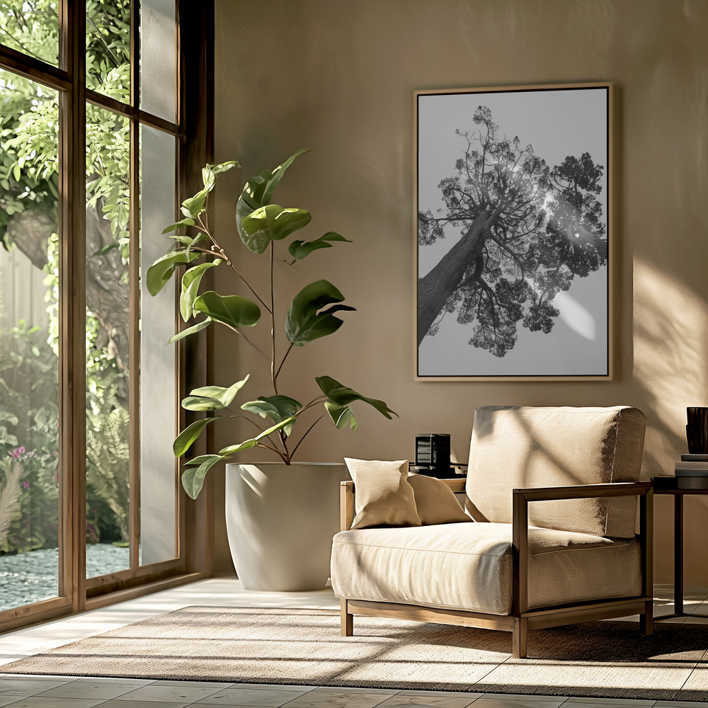 Canvas print - Japanese Garden 02 in the livingroom