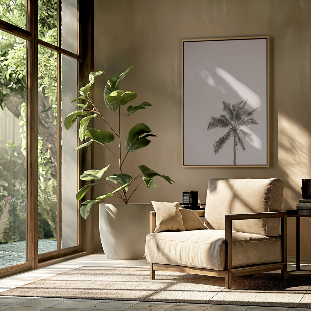 Canvastavla Joy - Tavla in the livingroom