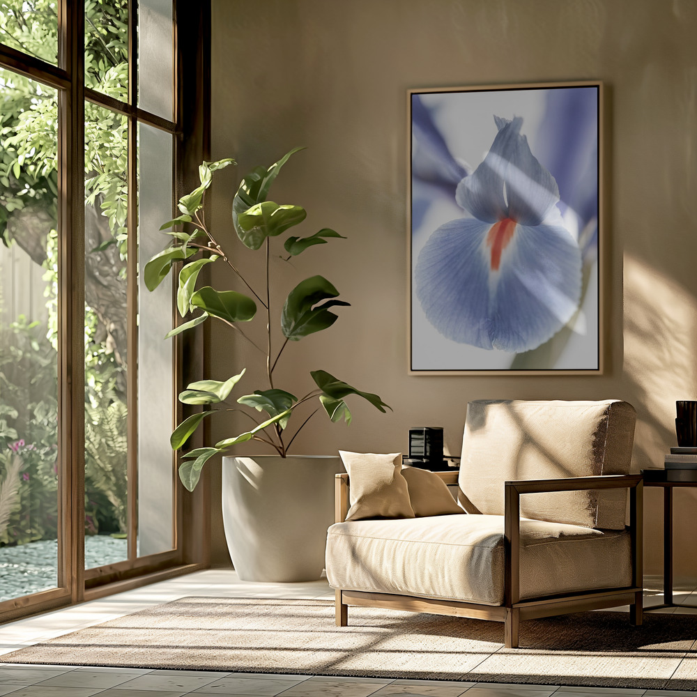Canvas print - Lilly in the livingroom