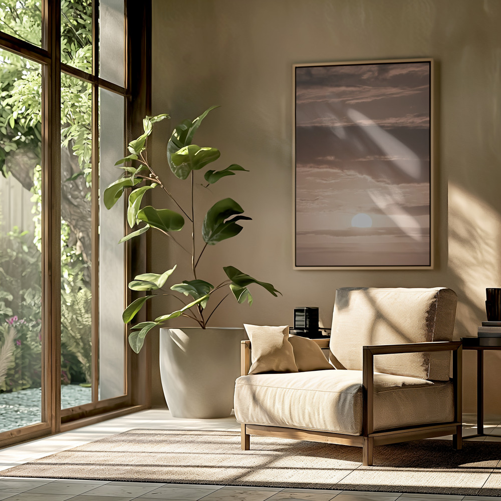 Toile - Liquid Sunshine dans le salon