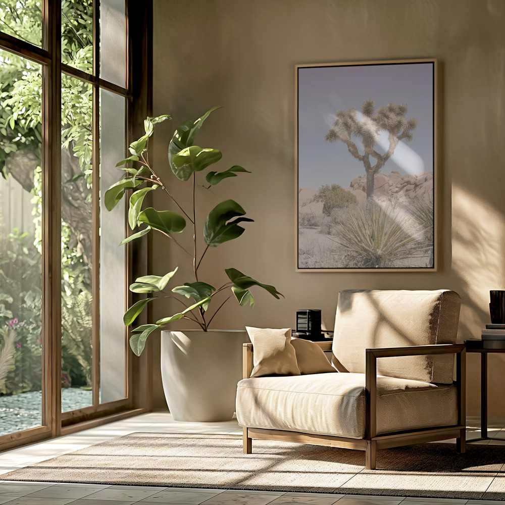 Leinwandbild - Mojave Desert in der Wohnstube