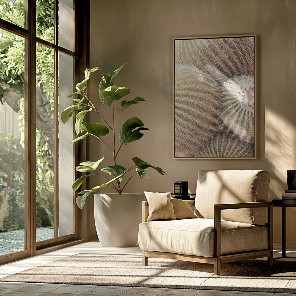 Leinwandbild - Mother In Laws Seat in der Wohnstube