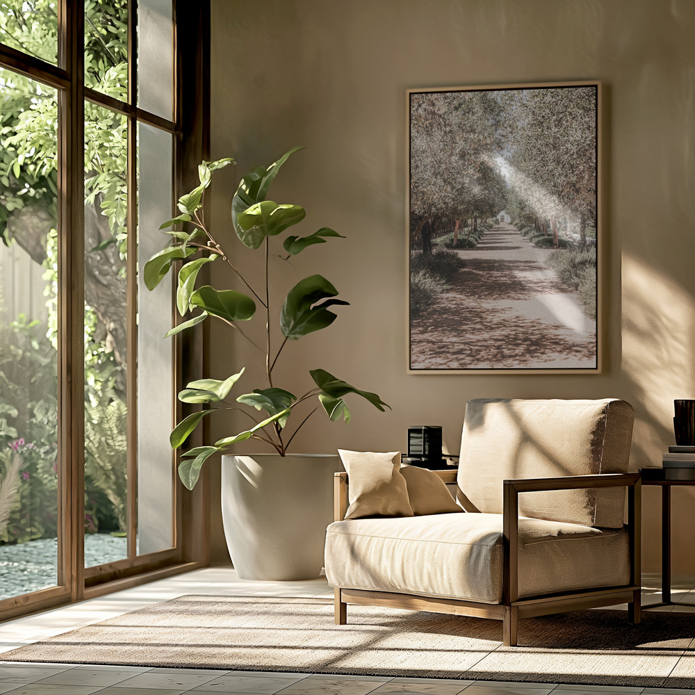 Toile - Secret Garden dans le salon