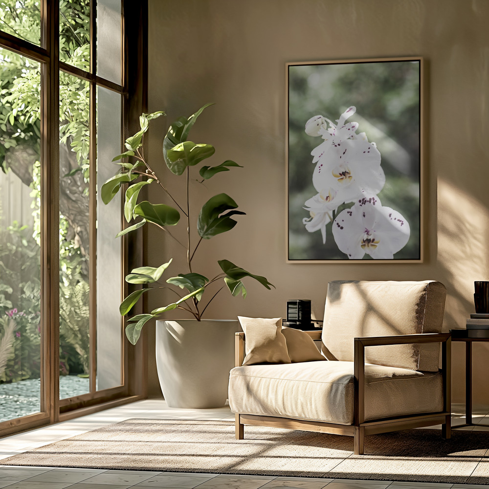 Canvas print - Spring Blooms in the livingroom