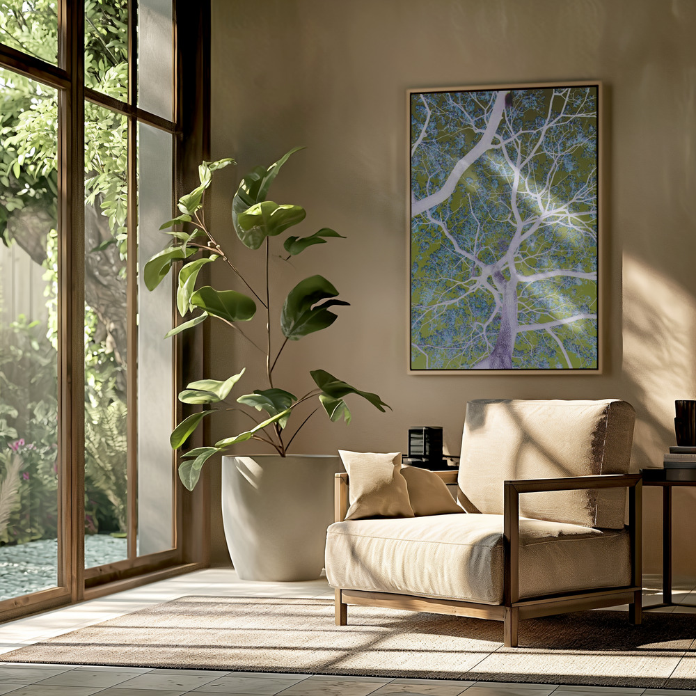 Canvas schilderi - Twilight No2 in de woonkamer