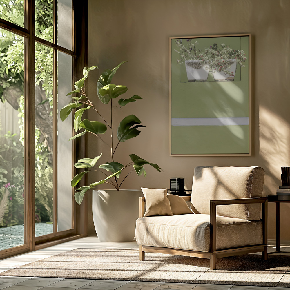 Toile - Wall Garden dans le salon