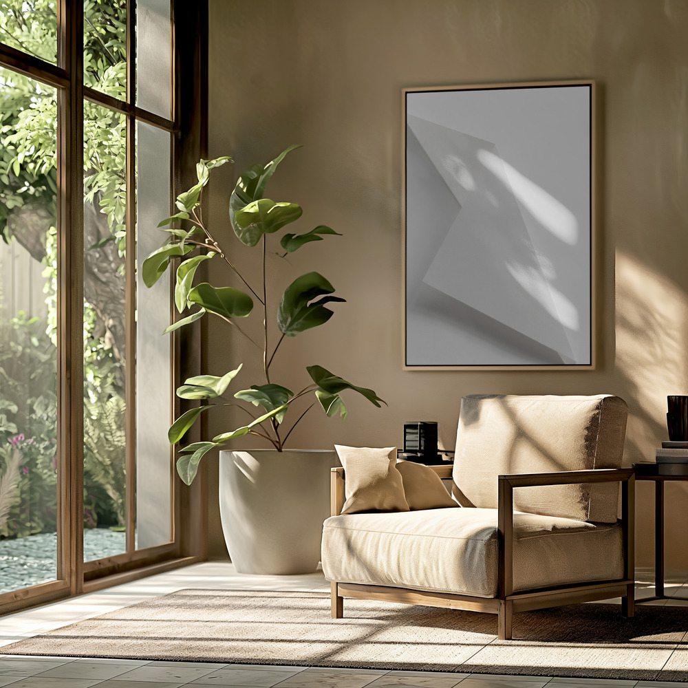 Canvastavla Paper Studies 16 - Tavla in the livingroom