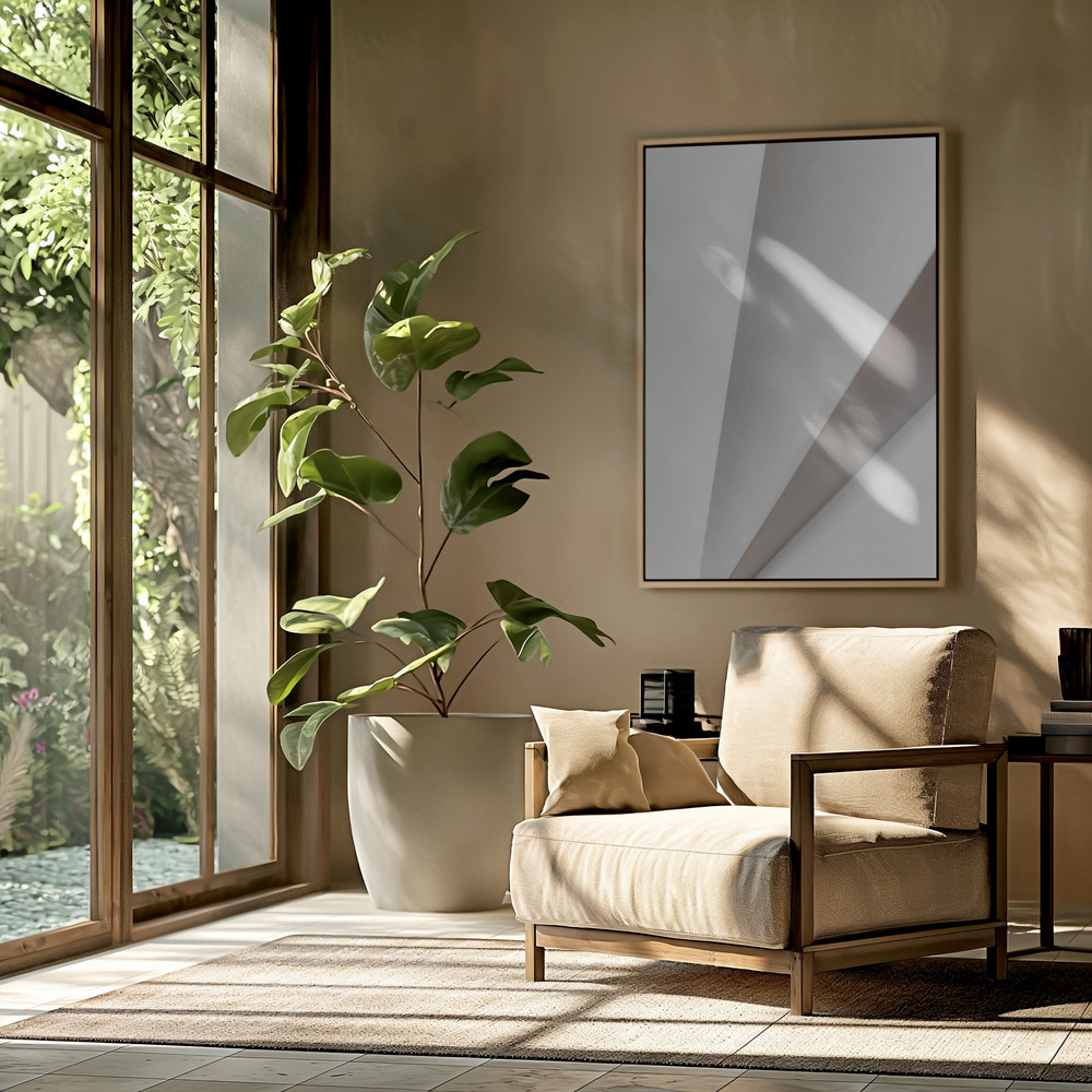 Canvas schilderi - Paper Studies 20 in the livingroom