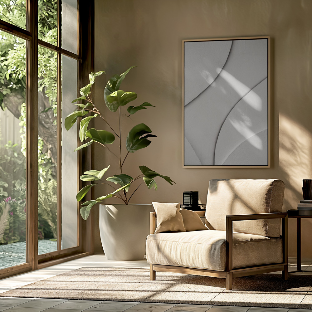 Canvas print - Shadow Play 5 in the livingroom