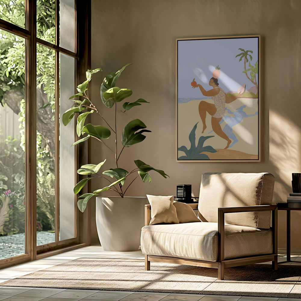 Stampe su tela - Balancing Act in salotto