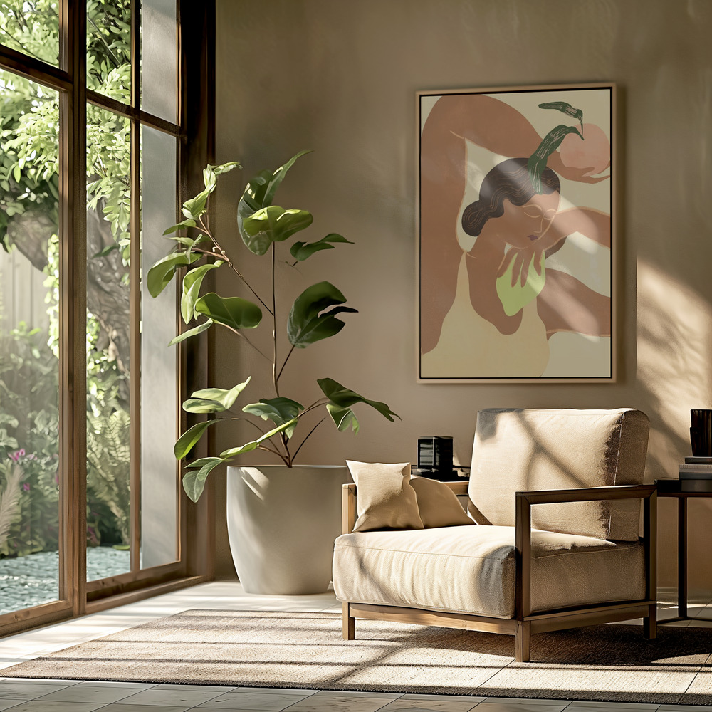 Stampe su tela - Lemonapple in salotto