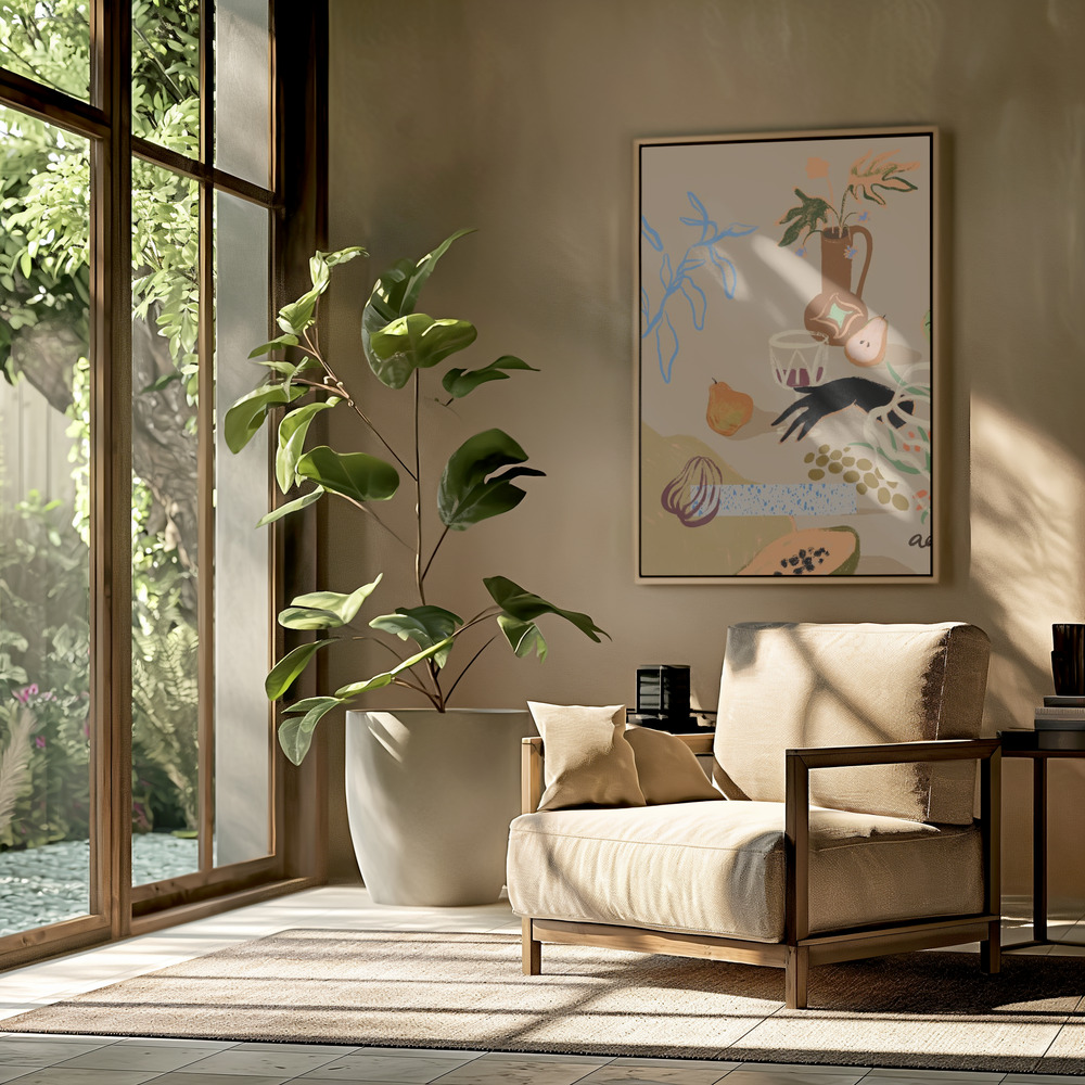 Toile - Pass Me The Pear dans le salon