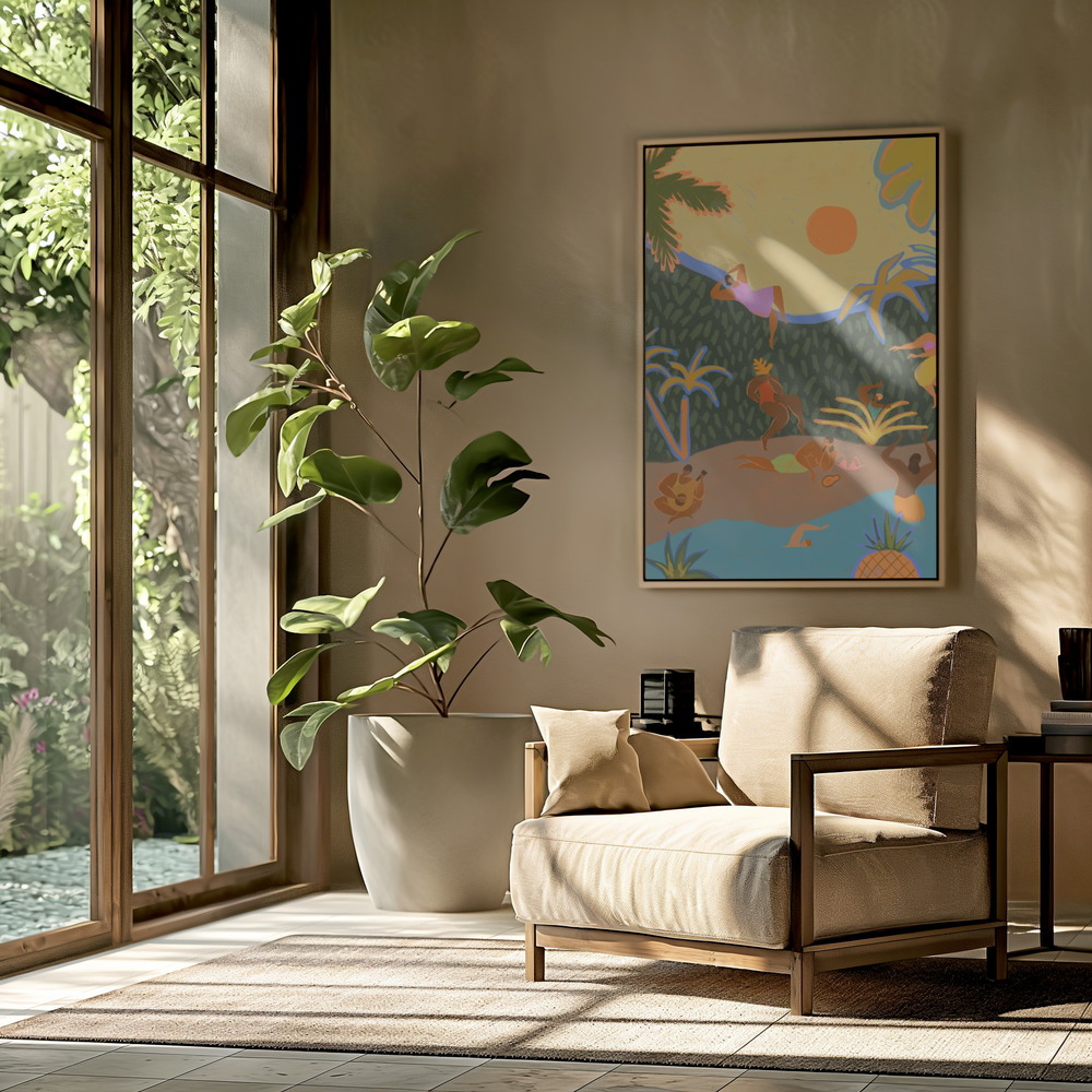Toile - Summer Paradise dans le salon
