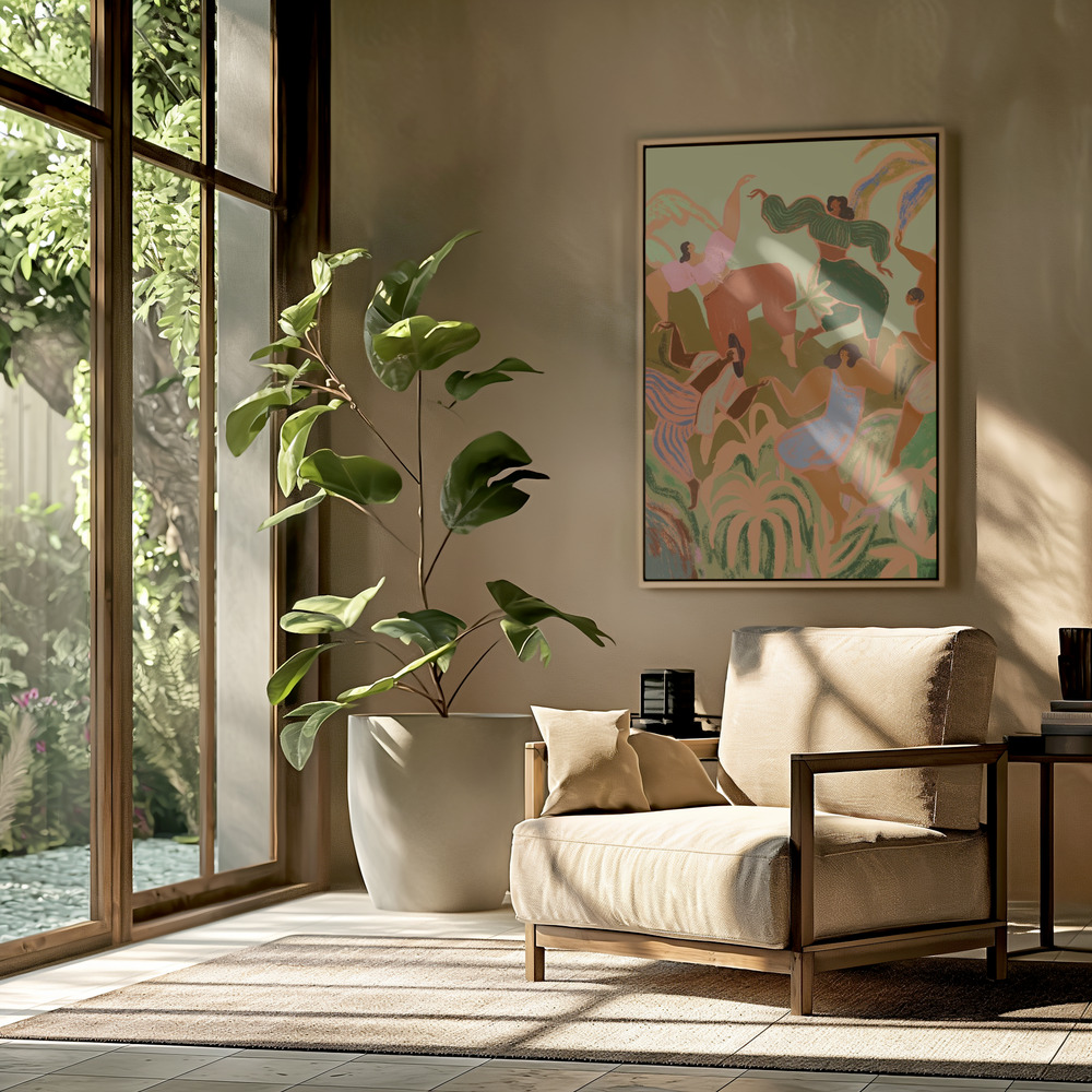 Stampe su tela - Spring Frolic in salotto