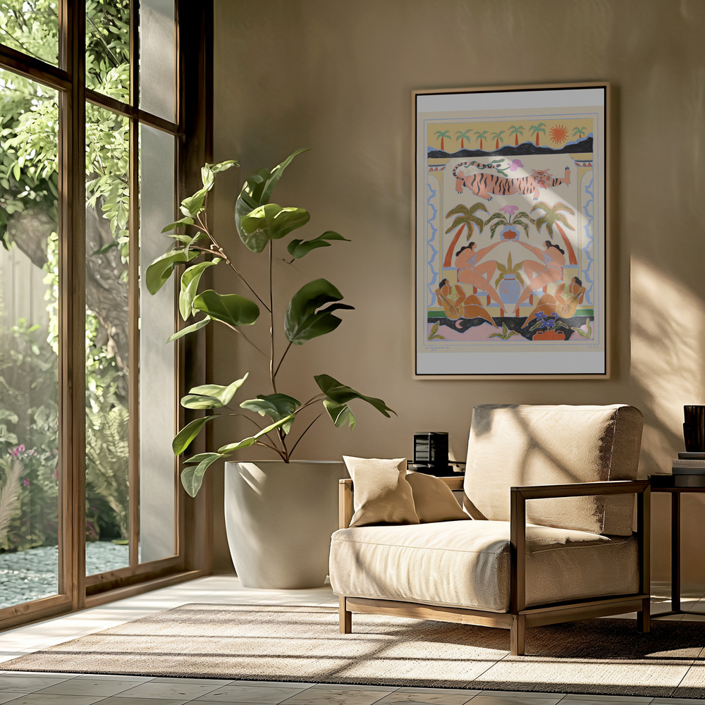 Toile - Tropicana dans le salon