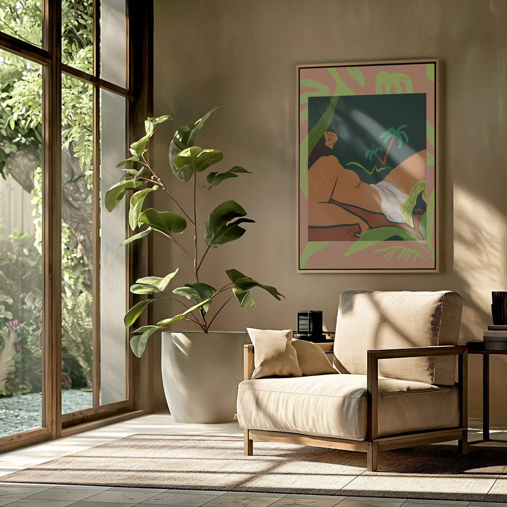 Toile - Window dans le salon