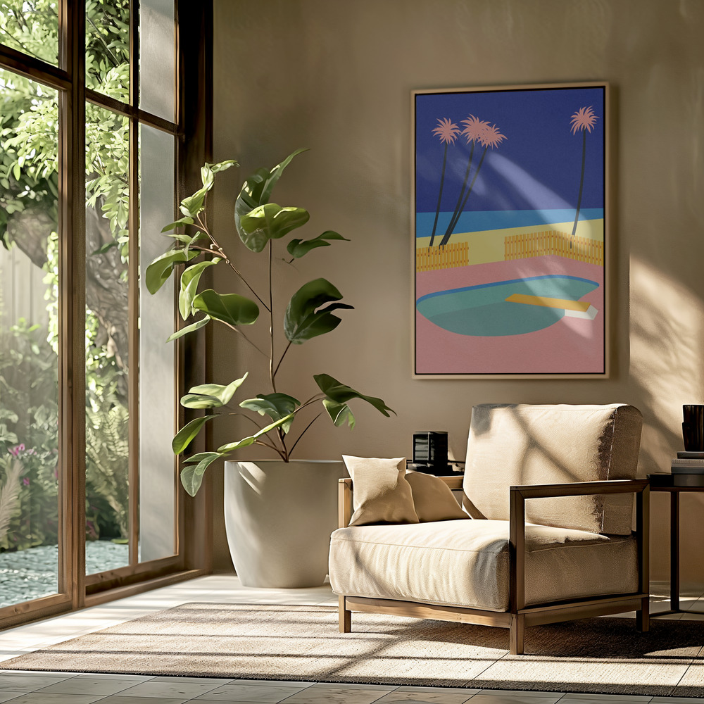 Canvas taulu - Malibu Beach olohuoneessa