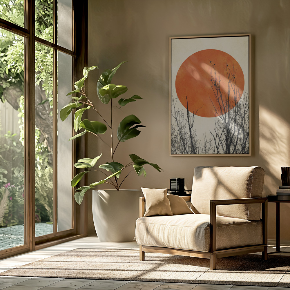 Toile - Winter Glow dans le salon