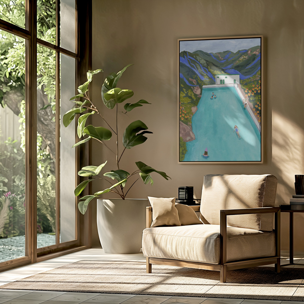 Toile - Hotsprings dans le salon