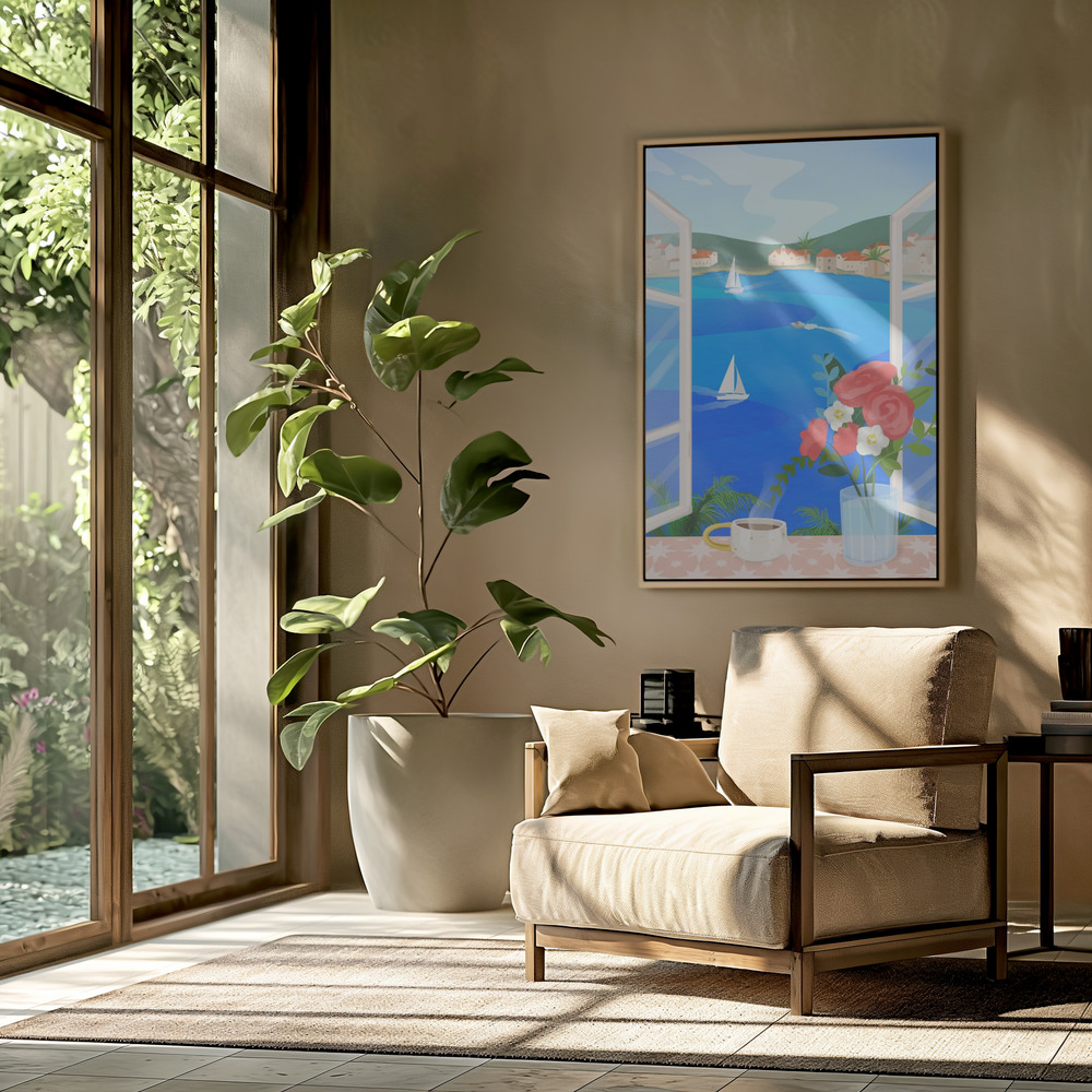 Toile - Island View dans le salon