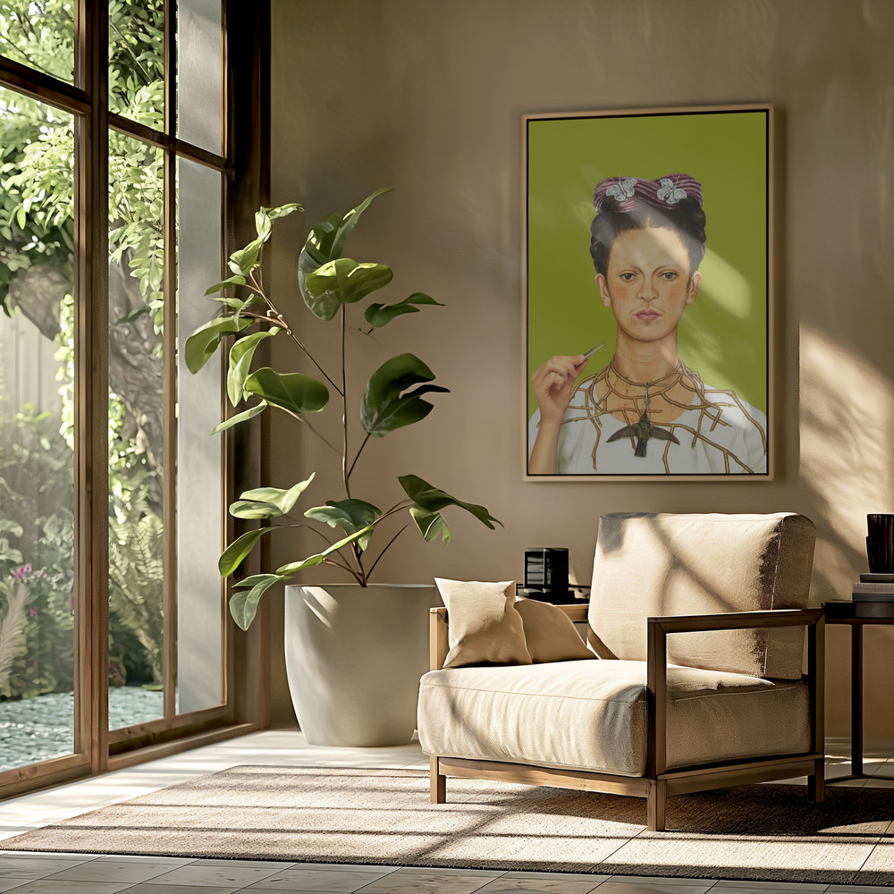 Lienzo - Don't Overdo en el salón