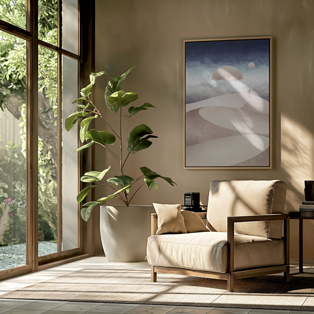 Canvas print - Desert Dreamscape in the livingroom