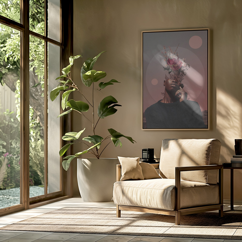 Obraz na płótnie - Pale Memories of Dusk w salonie