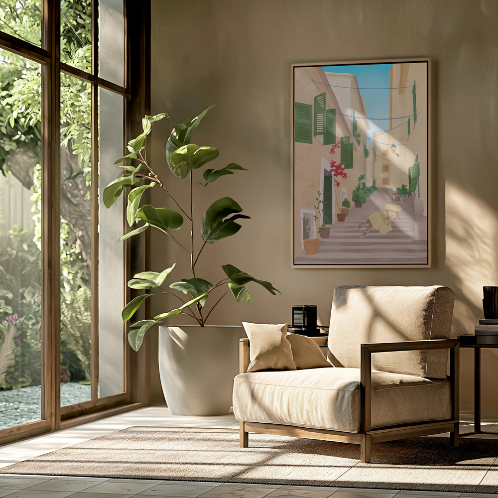 Toile - Mallorca Island dans le salon