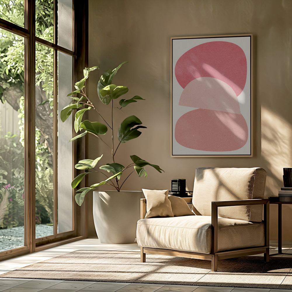 Toile - Abstraction 1 dans le salon