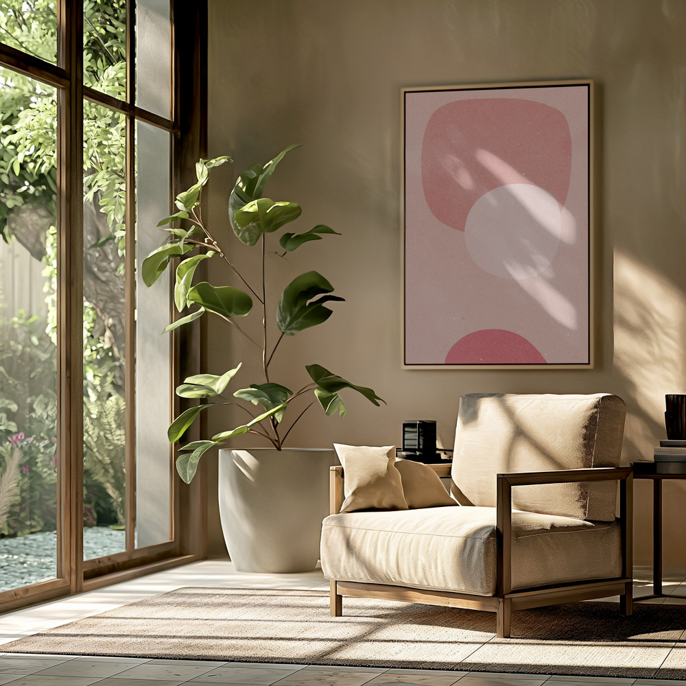 Toile - Abstraction 2 dans le salon