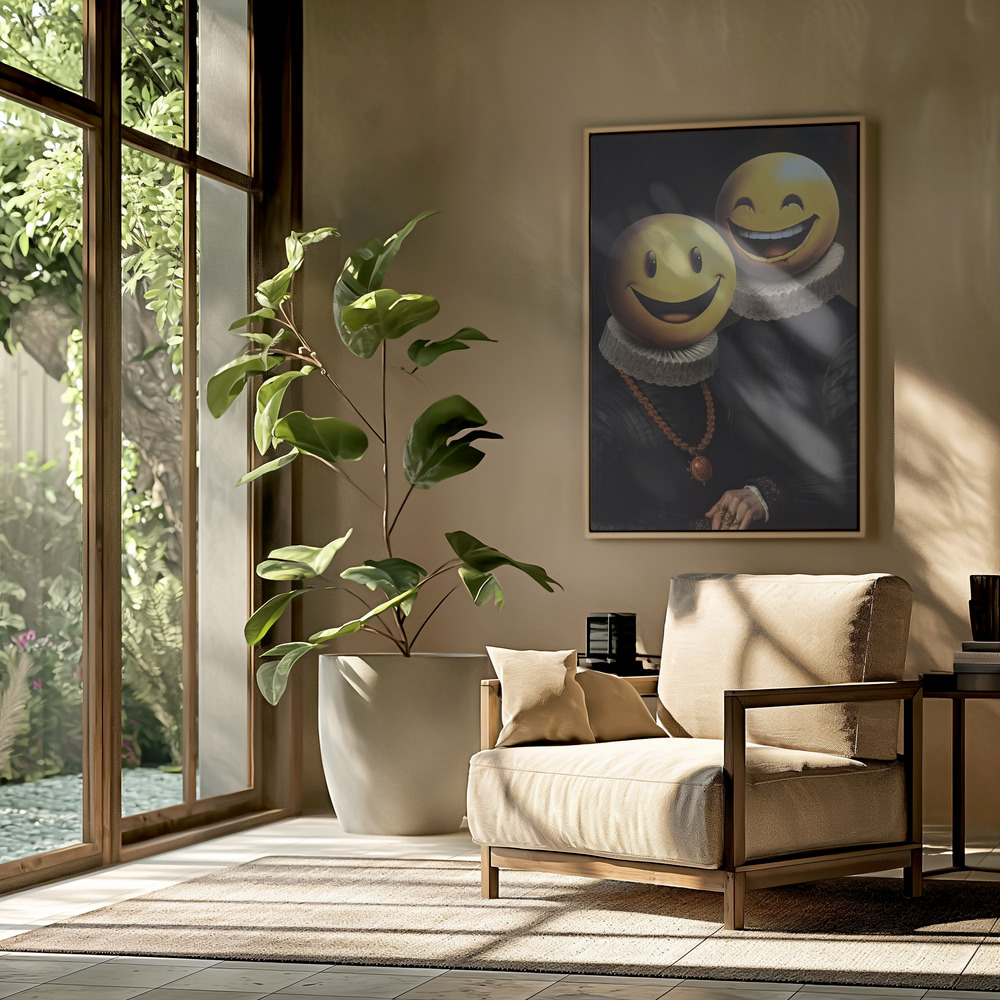 Stampe su tela - The Smilers in salotto