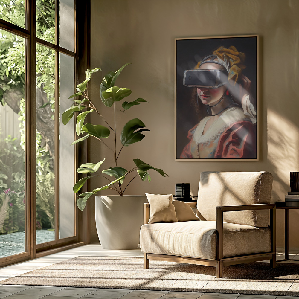 Canvas print - Vr Experience in the livingroom