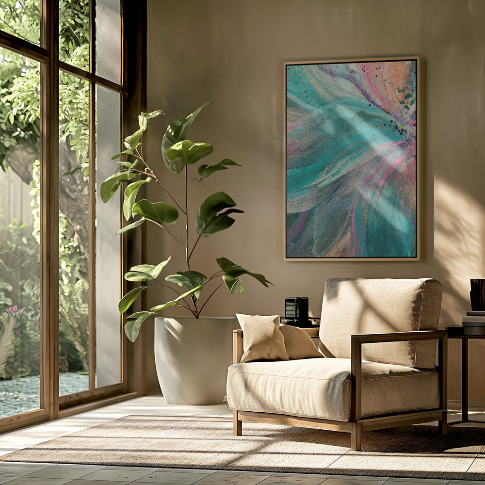 Canvas schilderi - One In a Million.1 in de woonkamer
