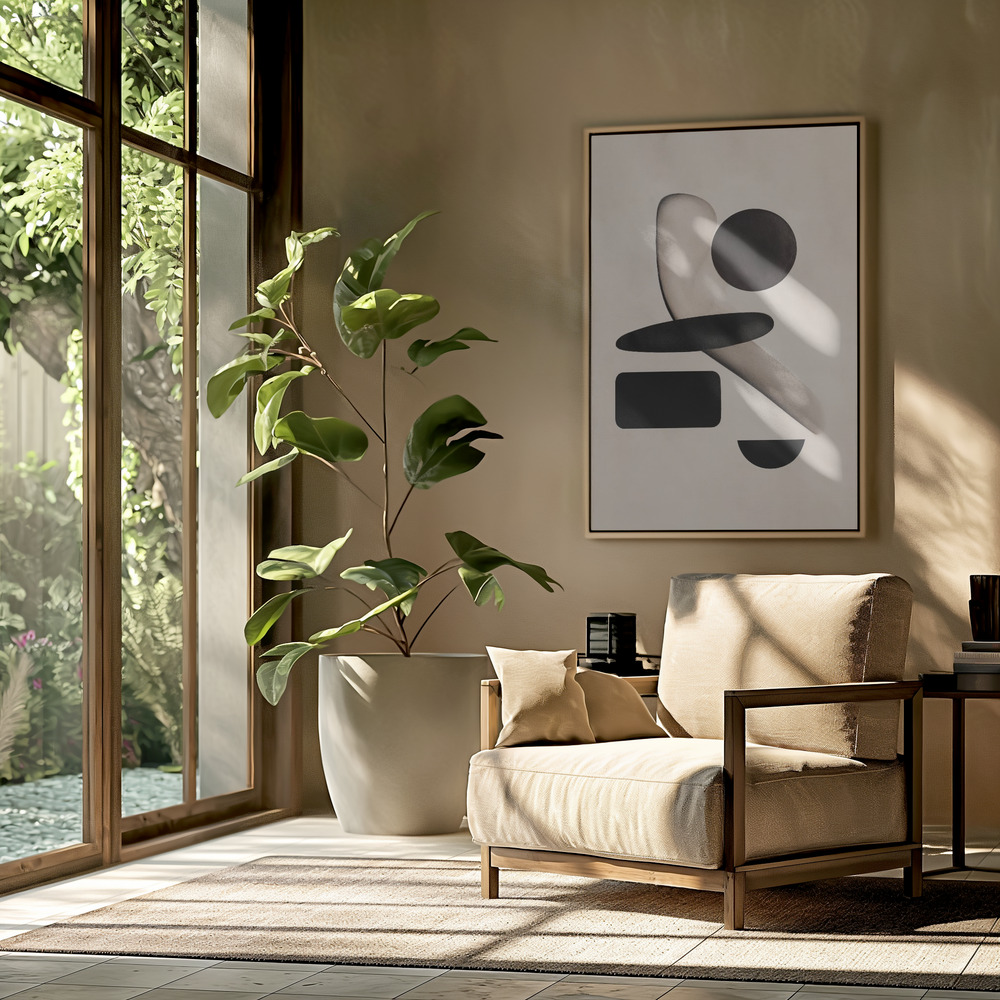 Toile - Mid Century Modern Objects dans le salon