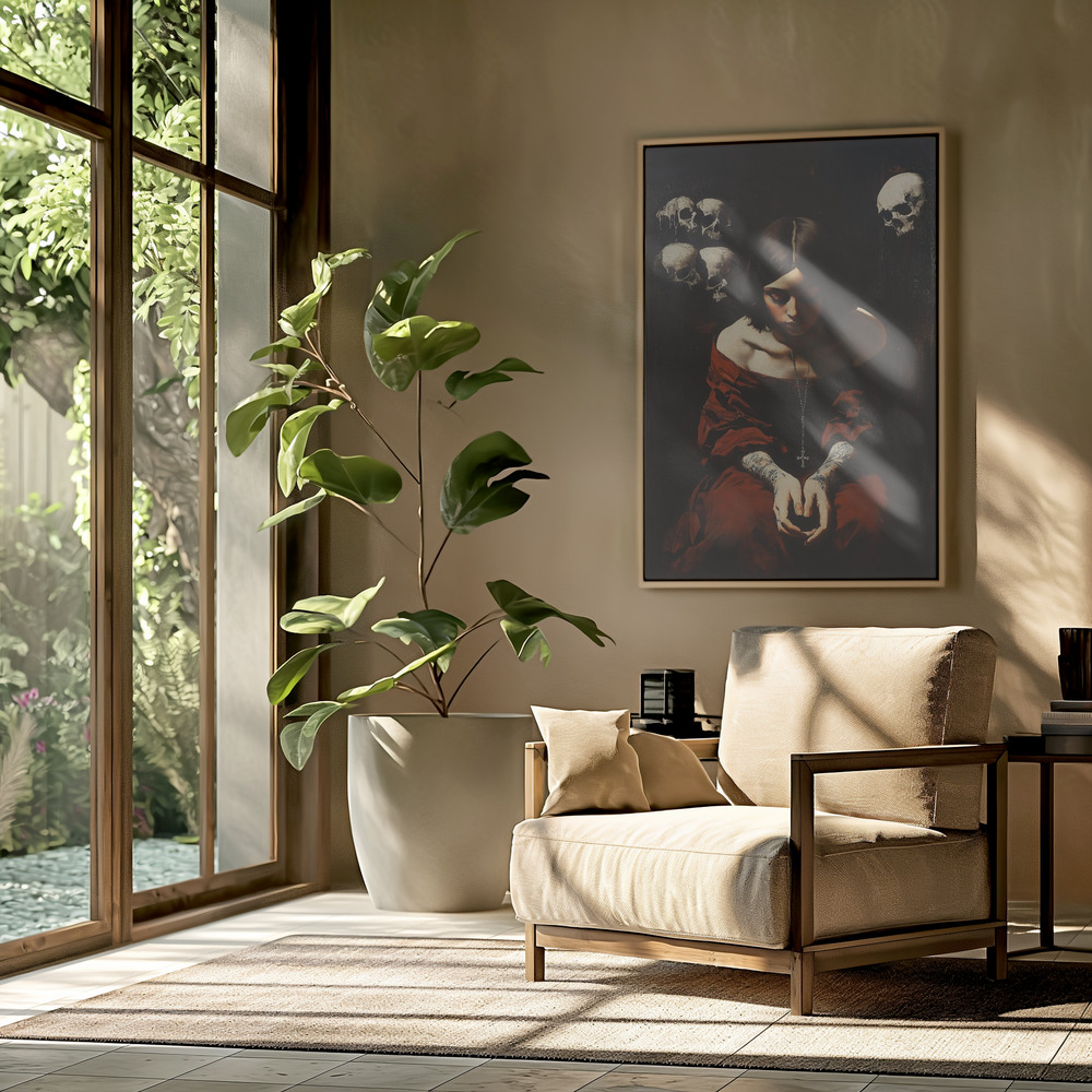Canvas print - Penitent Rebel in the livingroom