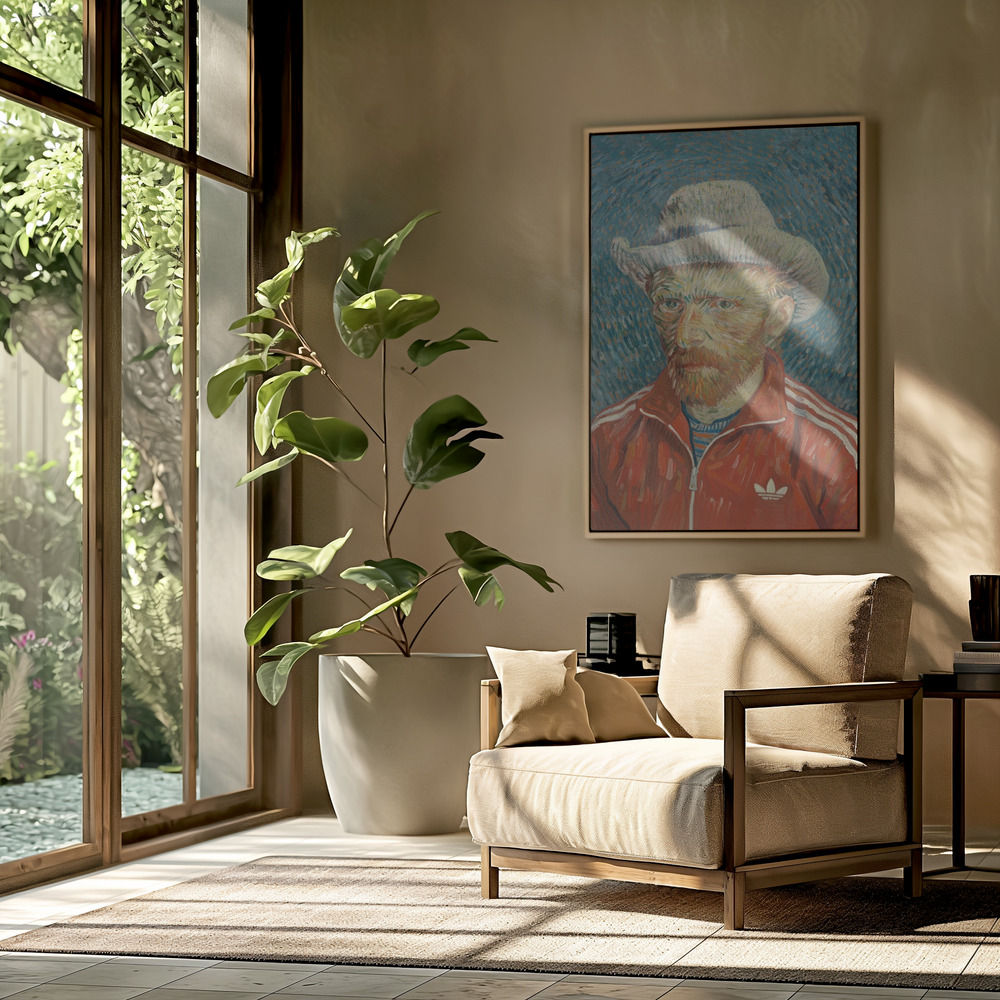 Canvas print - Neo Vincent in the livingroom