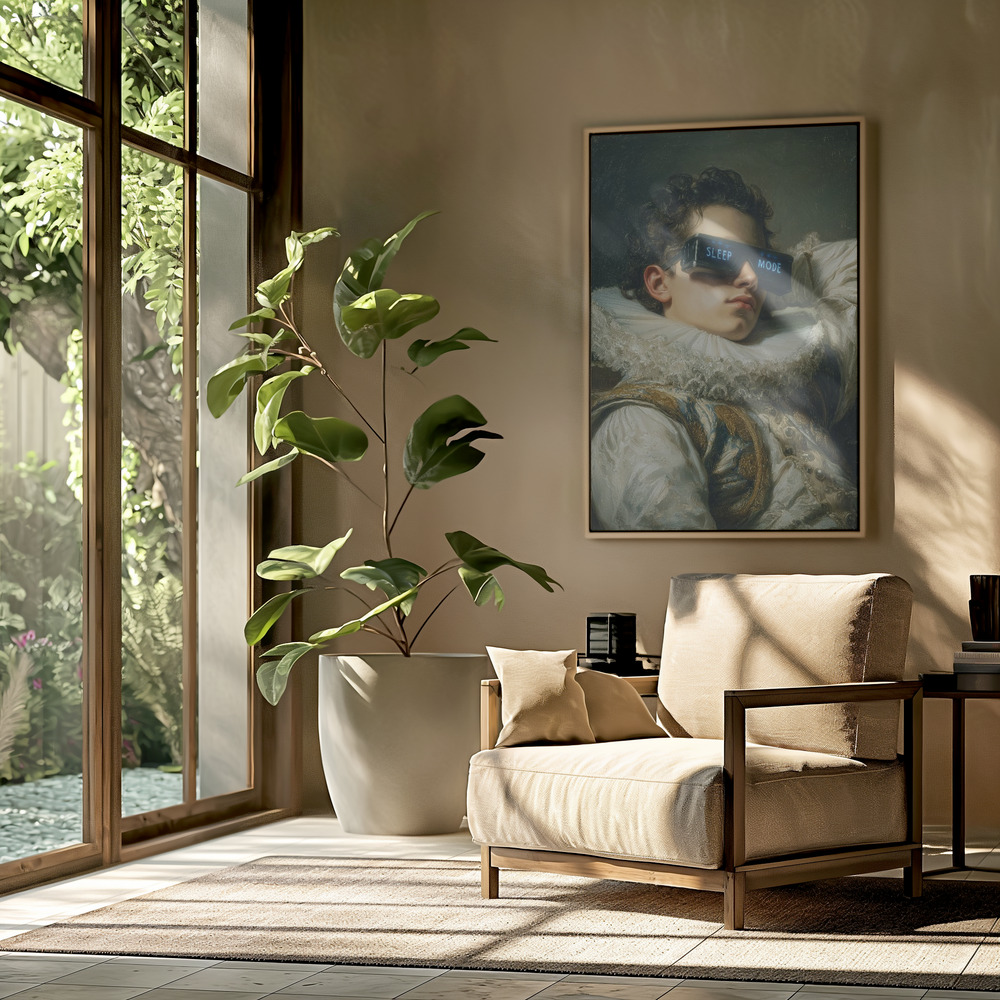 Canvas print - Sleep Mode in the livingroom