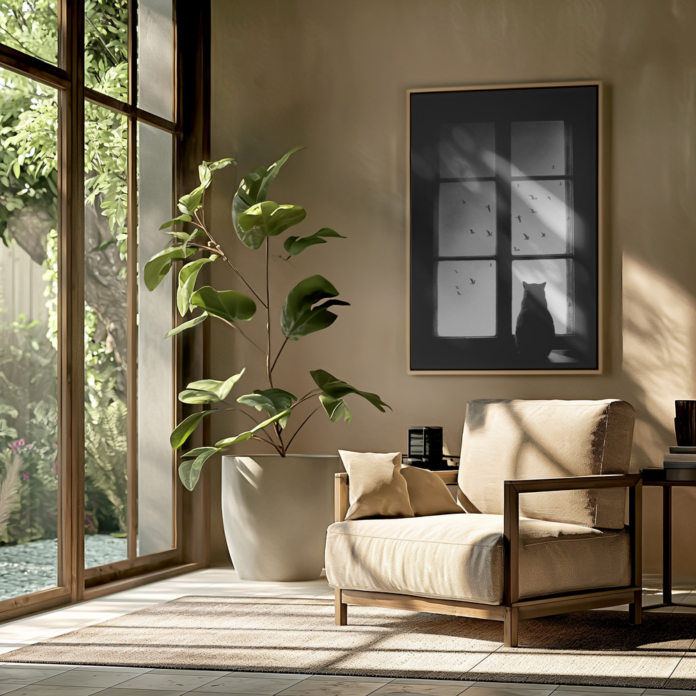 Toile - winter is coming dans le salon