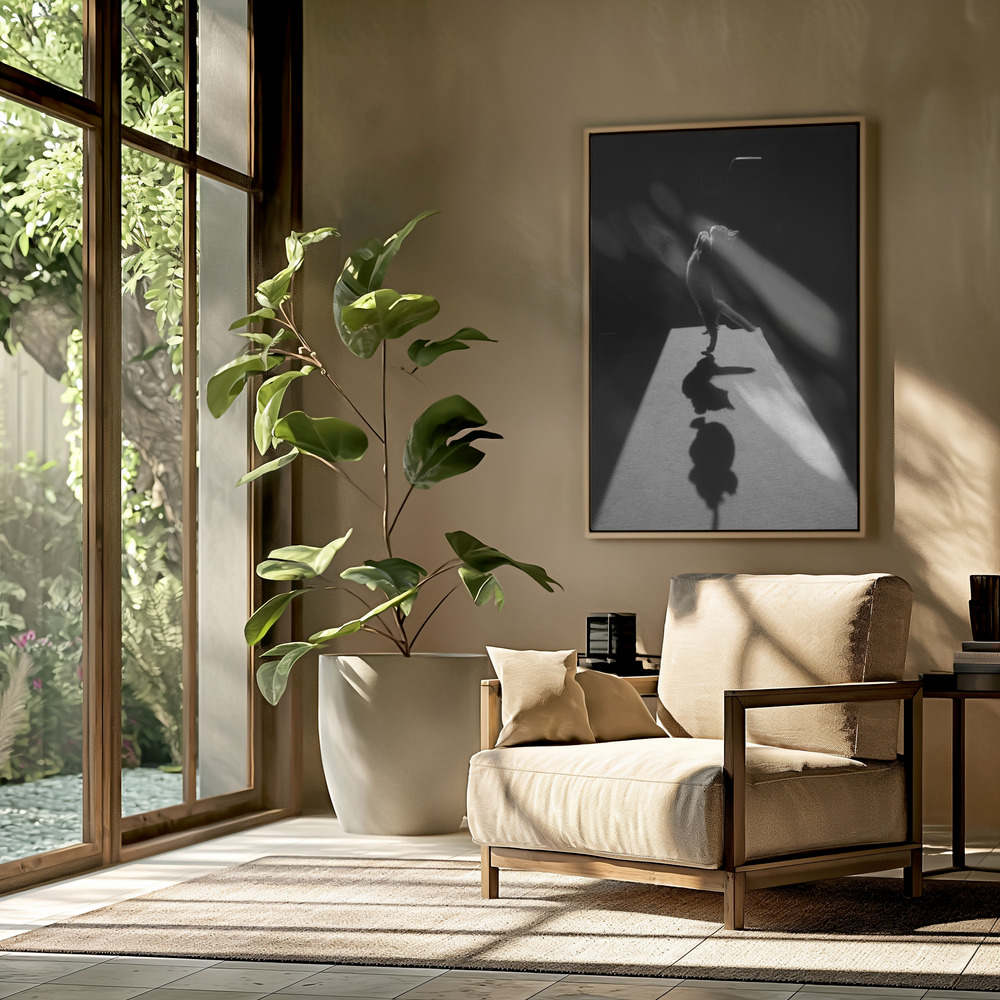 Canvas schilderi - Edgar the Great II. in de woonkamer