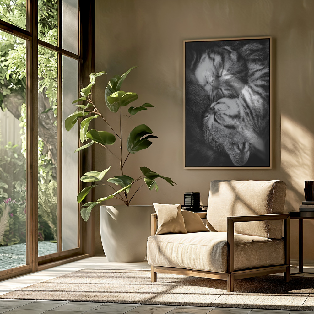 Canvas schilderi - Yin and Yang in de woonkamer