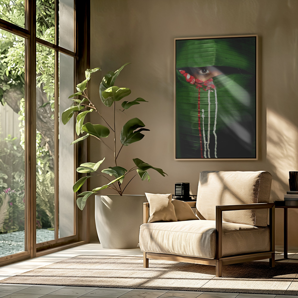 Canvas print - Mysterious Eye in the livingroom