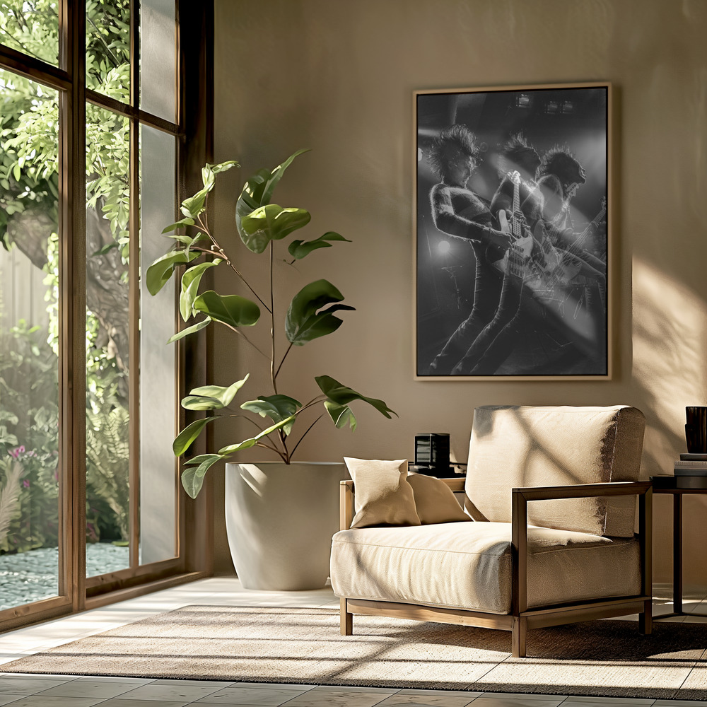 Canvas print - Afterimage in the livingroom