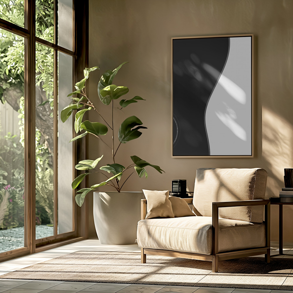 Lienzo - GUITAR en el salón