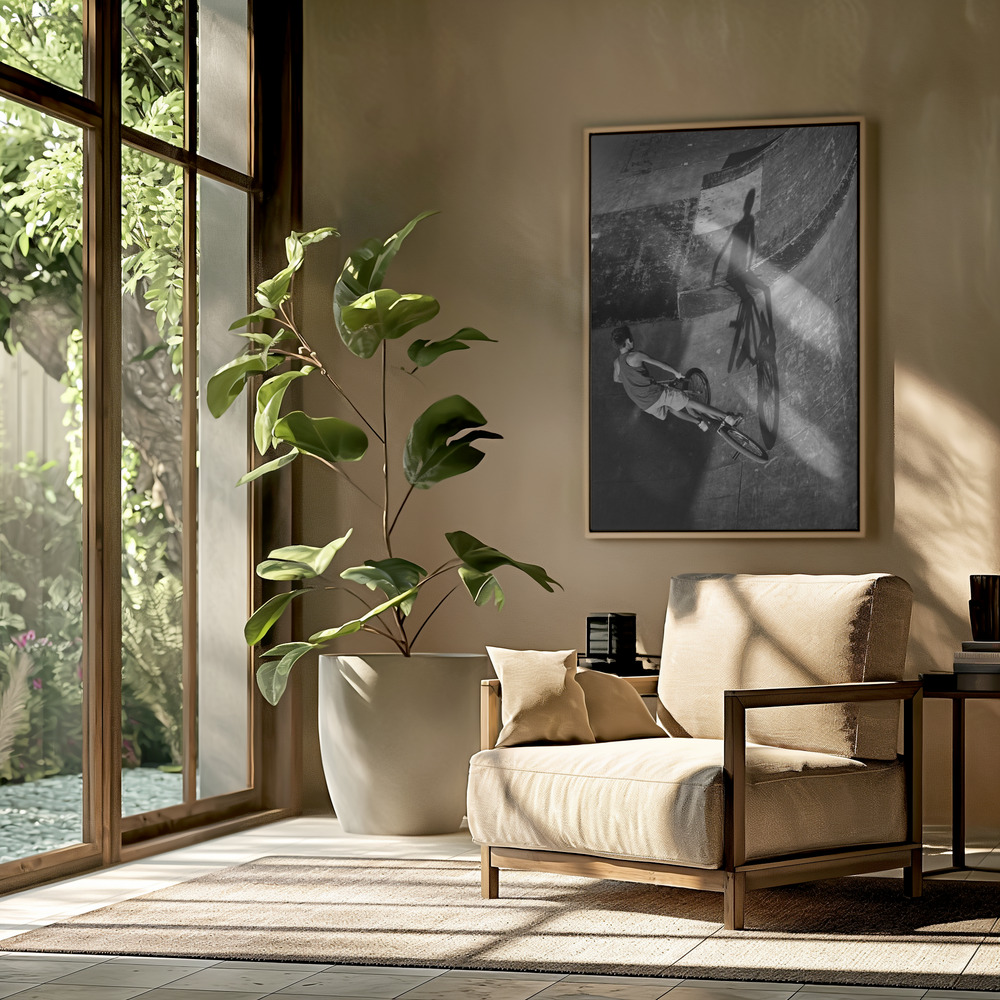 Toile - Fighting my self dans le salon