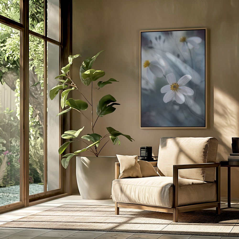 Canvas schilderi - Cosmos in de woonkamer